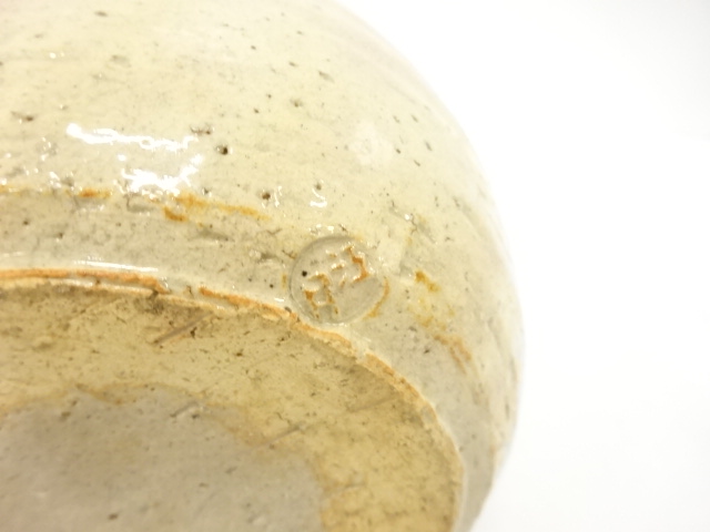  萩焼　江月造　御本　水指